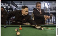 'Obama và Kim Jong-un' chơi bi da ở Bắc Kinh