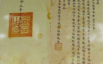 Chiêm ngưỡng bút pháp hoàng đế triều Nguyễn qua Châu bản