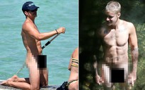 Justin Bieber khỏa thân tắm suối cạnh tranh ngoại hình với Orlando Bloom