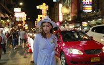 Tiêu Châu Như Quỳnh suýt bị tông xe khi làm MV ở Thái Lan