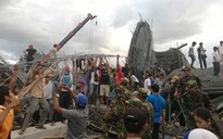 Sập công trình tại chùa ở Campuchia, 3 người thiệt mạng