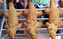 Bánh mì cá sấu khổng lồ gây sốt ở miền Tây