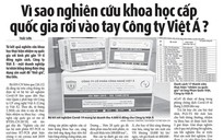 Đề nghị làm rõ trách nhiệm của Bộ KH-CN, Bộ Y tế trong vụ Việt Á