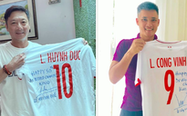 Huỳnh Đức, Công Vinh tặng áo đấu cho vua bóng đá Pele