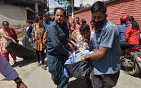 Động đất ở Nepal làm 4 người chết, nhiều nhà sập