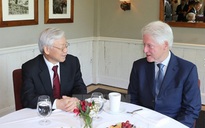 Tổng Bí thư Nguyễn Phú Trọng thăm gia đình cựu Tổng thống Bill Clinton