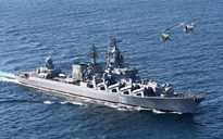 Xem tuần dương hạm Nga phóng tên lửa trên Đại Tây Dương