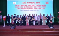 Trường Đại học Nam Cần Thơ đạt kiểm định chất lượng cơ sở giáo dục