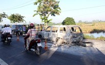 Bộ Công an hỗ trợ điều tra vụ xe ô tô bốc cháy ở Hậu Giang