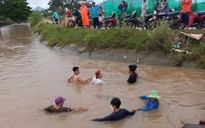 Ninh Thuận: Rơi xuống kênh sau nhà, anh trai đuối nước, em gái mất tích