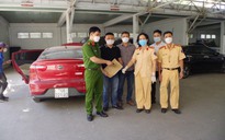Công an Ninh Thuận bàn giao xe ô tô bị trộm cắp cho Công an Bắc Ninh