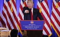 Những phút cao trào tại cuộc họp báo đầu tiên của Tổng thống đắc cử Trump