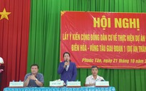 Đồng Nai: Lấy ý kiến người dân về dự án cao tốc Biên Hòa - Vũng Tàu