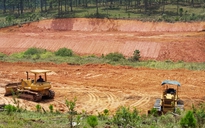 Lâm Đồng: Thu giữ nhiều phương tiện sau lệnh cấm san ủi đất