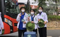57 tình nguyện viên Lâm Đồng lên đường hỗ trợ Bình Dương chống dịch Covid-19