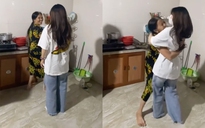 Con gái ở Nhật 3 năm về bất ngờ, lén ra sau bếp khiến mẹ mừng rỡ ôm chầm