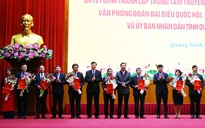 Quảng Ninh hợp nhất Văn phòng Đoàn đại biểu Quốc hội, HĐND và UBND