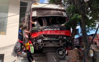 Tai nạn liên hoàn ở Quảng Ninh, 5 người thương vong: Xe khách bị nổ lốp