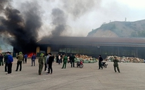 Quảng Ninh: Cháy kho hàng chờ thông quan ở cửa khẩu Bắc Phong Sinh