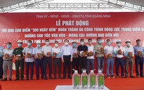 Quảng Ninh mở đợt cao điểm 100 ngày hoàn thành 3 dự án hơn 17.000 tỉ đồng