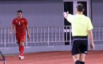 Trung vệ tuyển Việt Nam Đình Luật: 'Mong anh em chơi tỉnh táo trước Indonesia ở bán kết'