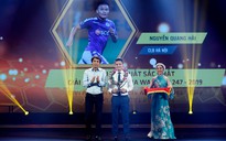 Quang Hải thắng lớn tại Gala trao giải V-League 2019