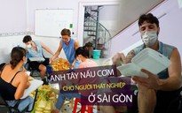 Gặp anh Tây điển trai, chạy xe máy phát cơm cho người thất nghiệp ở Sài Gòn