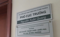 Phó cục trưởng mất trộm gần 400 triệu đồng thôi làm trưởng đoàn thanh tra môi trường