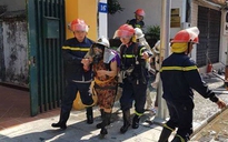 Cháy tại thẩm mỹ viện ở Hà Nội, nhân viên hoảng loạn tháo chạy