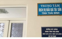 Bắt cán bộ Trung tâm dịch vụ đấu giá tài sản Thái Bình tham ô tài sản