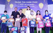 Hoa hậu Nguyễn Thúc Thùy Tiên và Đỗ Thị Hà vui trung thu cùng trẻ khó khăn