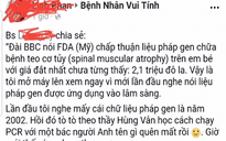 Xôn xao về bệnh nhi người Việt điều trị bệnh hiếm chi phí 2,1 triệu USD