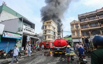 Thừa Thiên - Huế: Cháy lớn nhà hàng New Poc Poc Beer, gây thiệt hại nhà dân