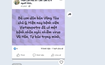 Thêm một Facebooker tung tin sai sự thật về dịch Corona tại TP.Vũng Tàu