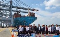 Bà Rịa – Vũng Tàu đón siêu tàu container thuộc hàng lớn nhất thế giới