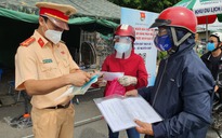 Bà Rịa - Vũng Tàu: Công an cấp giấy đi đường cho cán bộ, người lao động