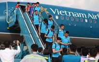 Đội tuyển Việt Nam rạng rỡ trở về sau chiến thắng trước Philippines