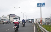 Đứt cáp ngầm, cấm xe lớn lưu thông qua cầu vượt Nguyễn Hữu Cảnh