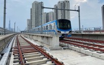 Tàu metro số 1 TP.HCM lên ray, sẵn sàng lăn bánh