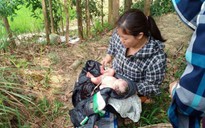 Bé gái sơ sinh bị bỏ rơi ven cánh đồng ở Thanh Hóa