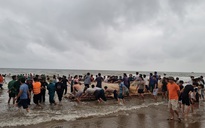 Thanh Hóa: Huy động hàng trăm người kéo lưới tìm 3 học sinh mất tích khi tắm biển