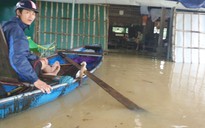 Thanh Hóa: Nước hồ Yên Mỹ dâng cao, nhiều nhà dân bị ngập nặng