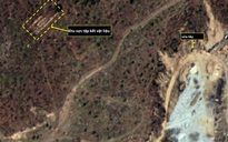 Triều Tiên dựng đài quan sát việc đánh sập bãi thử hạt nhân