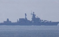 Tuần dương hạm Nga rời Địa Trung Hải, 2 tàu khu trục Mỹ bám theo