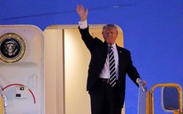 Air Force One của Tổng thống Donald Trump vừa hạ cánh xuống sân bay Nội Bài