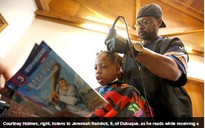 Trả phí cắt tóc bằng cách… đọc sách