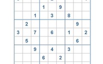 Mời các bạn thử sức với ô số Sudoku 3171 mức độ Khó