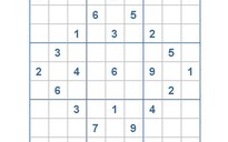 Mời các bạn thử sức với ô số Sudoku 3173 mức độ Khó