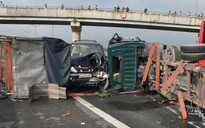 5 ô tô đâm nhau trên đường cao tốc: Thêm một hành khách tử vong
