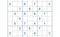 Mời các bạn thử sức với ô số Sudoku 3204 mức độ Khó